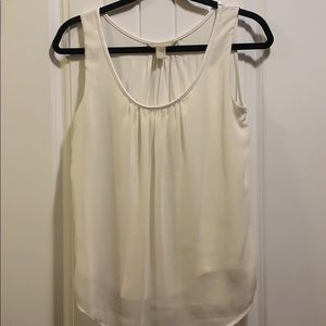 Banana republic tank medium white